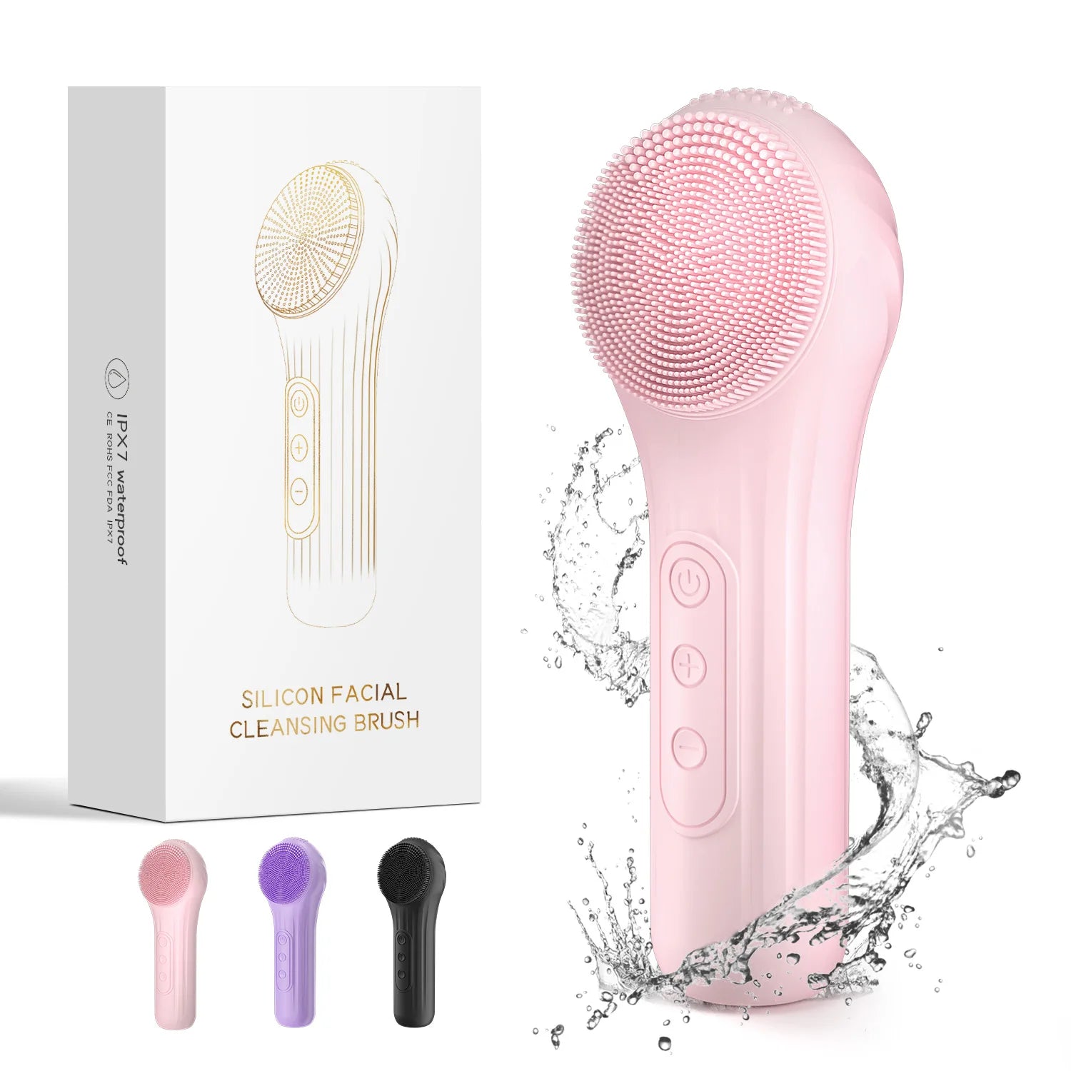 Upgrade your skincare routine today with the Silicone Electric Facial Cleansing Brush – your ultimate tool for deep cleansing, skin revitalization, and effortless beauty!