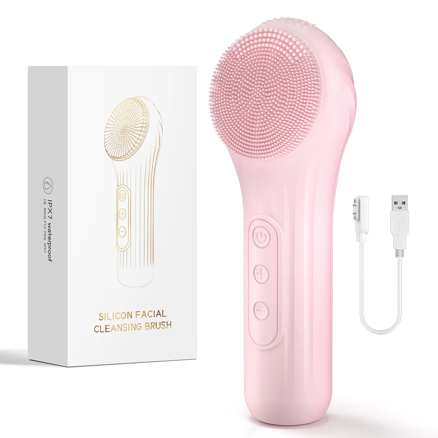 Upgrade your skincare routine today with the Silicone Electric Facial Cleansing Brush – your ultimate tool for deep cleansing, skin revitalization, and effortless beauty!