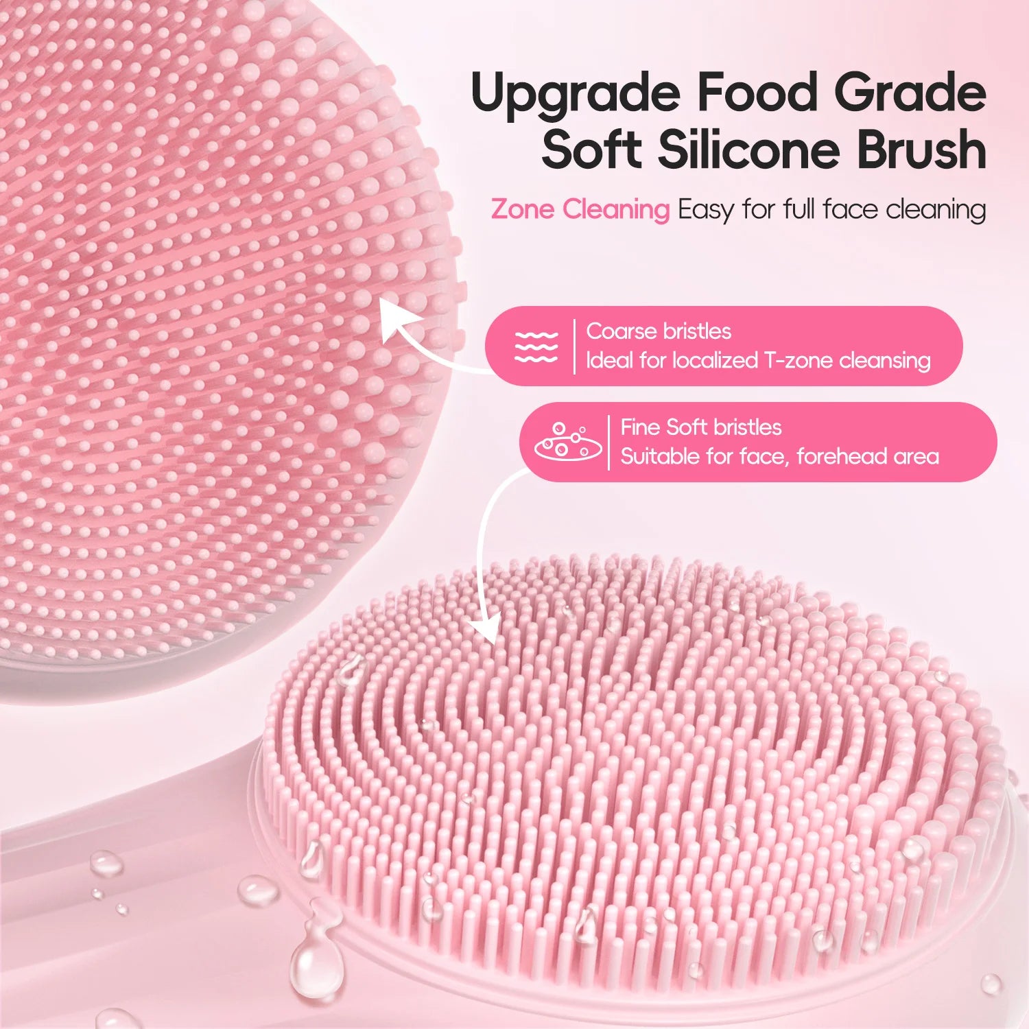 Upgrade your skincare routine today with the Silicone Electric Facial Cleansing Brush – your ultimate tool for deep cleansing, skin revitalization, and effortless beauty!