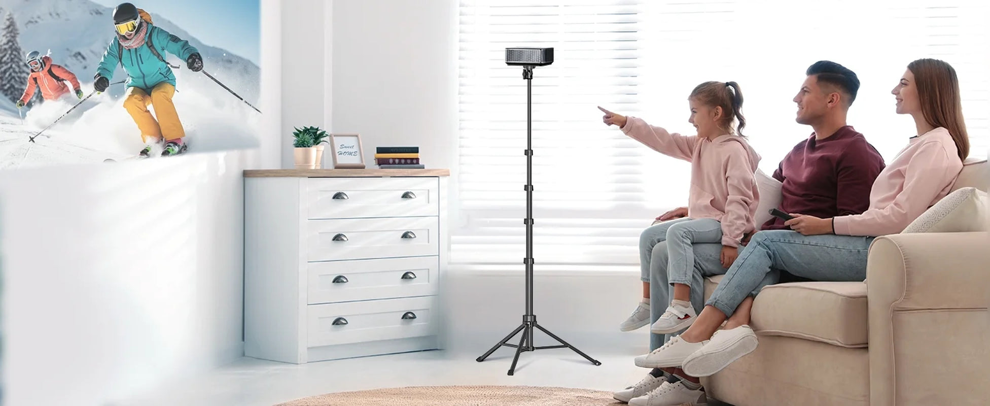 Innotech 62" Phone Tripod & Selfie Stick with Bluetooth Remote – Adjustable, 360° Rotating Stand for iPhone, Android, Cameras & GoPro.